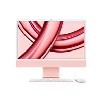 Apple iMac Apple M M3 59,7 cm (23.5") 4480 x 2520 Pixel 8 GB 512 GB SSD All-in-One-PC macOS Sonoma Wi-Fi 6E (802.11ax) Pink