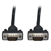 Tripp Lite P502-006-SM Cable Coaxial de Bajo Perfil VGA de Alta Resolución RGB (HD15 M/M), 1.83 m [6 pies]