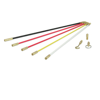 Super Rod CRTB trekveer Zwart, Goud, Rood, Wit, Geel