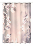 Kleine Wolke Blossom Duschvorhang Öse Polyester Pink