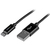 StarTech.com USBLT1MB kabel Lightning 1 m Czarny