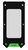 Socket Mobile XtremeScan Mag 663 Draagbare streepjescodelezer 1D/2D LED Zwart, Groen