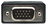 Manhattan SVGA Monitorkabel mit Ferritkernen, HD15 Stecker auf HD15 Stecker mit Ferritkernen, schwarz, 1,8 m