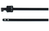 Hellermann Tyton MLT12SSC5 cable tie Releasable cable tie Polyester, Stainless steel Black 100 pc(s)