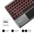 SUBBLIM Teclado Bluetooth Smart Backlit BT Keyboard Touchpad Grey