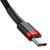 Baseus Cafule kabel USB 2 m USB C Czarny, Czerwony