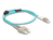 DeLOCK 87910 Glasvezel kabel 1 m LC SC OM3 Aqua-kleur