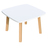 PaperFlow TB60.10.13 tavolino da caffè, comodino e consolle da soggiorno Tavolo da caffè Forma quadrata 4 gamba/gambe