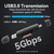 Vention 2-in-1 USB 3.0 A+C Card Reader(SD+TF) Black Dual Drive Letter