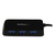StarTech.com Portable 4 Port SuperSpeed Mini USB 3.0 Hub - Black~Portable 4 Port SuperSpeed Mini USB 3.0 Hub - 5Gbps - Black