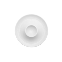 Eierbecher mit Ablage 13 cm - Form: Table, Selection - weiss - aus Porzellan.