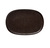 Platte ROCKZZERO, 33 x 23 cm, Set á 4 Stück, metallic brown, Steinzeug , Farbe: