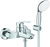 Grohe Einhand-Wannenbatterie EUROSMART mit Brausegarnitur chrom 33302003