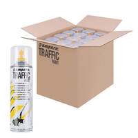 bigpack 12 dosen ampere traffic paint bodenmarkierungsfarbe box gelb