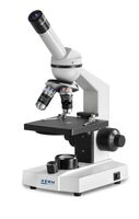 KERN Fény mikroszkóp monokulár tubus okulár WF 10×/∅ 18 mm/ objektív 4×/10×/40×/ nagyítás: 400x/ LED világitás OBS 103