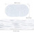 Relaxdays Badewanneneinlage Steinoptik, Antirutschmatte mit Saugnäpfen, Badewannenmatte lang BxT: 66,5 x 34,5 cm, weiß