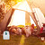 Relaxdays Wasserkanister mit Hahn, 20 Liter, Kunststoff bpa-frei, Weithals Deckel, Griff, Camping Kanister, weiß/grün