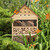 Relaxdays Insektenhotel, Bienenhotel zum Aufhängen, HBT: 35 x 27,5 x 10 cm, Nisthilfe Wildbienen, Garten & Balkon, natur