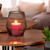 Relaxdays Kerzenständer, 2 Größen, Draht-Design, Metall, Votiv- & Stumpenkerzen, Deko Kerzenhalter für Zuhause, schwarz