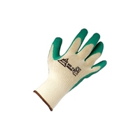 KeepSAFE Grip Latex Palm Coated Glove Yellow/Green - Size ELEVEN