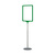 Kundenstopper / Werbeaufsteller / Plakatständer „Serie D” | zöld, hasonló mint RAL 6032 DIN A3
