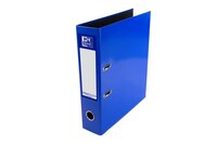 Elba Lever Arch File Laminated Gloss Finish 70mm Capacity A4+ Blue Ref 400021003