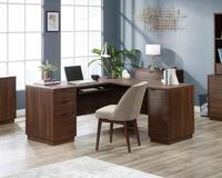 Elstree Home Office L-Shaped Desk Spiced Mahogany - 5426914 -