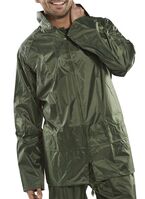 NYLON B-DRI JKT OLIVE XXXL