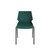 Jemini Uni 4 Leg Chair Green/Grey KF90712
