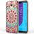 NALIA Hülle für Samsung Galaxy J6 (2018), Slim Handyhülle Motiv Silikon TPU Case Red Mandala