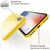 NALIA 360° Magnet Hülle für iPhone XS Max, Slim Hard Case mit Display Schutz Gelb
