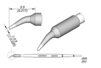 Lötspitze, Konisch, Ø 0.5 mm, (D) 1.7 mm, C210014