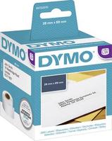 DYMO Etikett tekercs 99010 S0722370 89 x 28 mm Papír Fehér 260 db Véglegesen tapadó Cím etikett