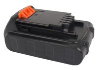 Battery for Black & Decker 40Wh Li-ion 20V 2000mAh Black, BDCDMT120, CHH2220, LCS120, LDX120C, LDX120SB, LGC120, LHT2220, LLP120 Cordless Tool Batteries & Chargers