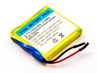 Battery 2.6Wh Li-ion 3.7V 700mAh Garmin for GPS 2.6Wh Li-ion 3.7V 700mAh Garmin Forerunner 205, 305