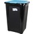 CUBO BASURA COVERLINE 44L NEGRO/TAPA AZUL