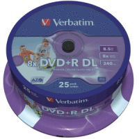 DVD+R Double Layer 8X 8.5GB
