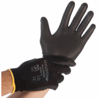 Nylon-Feinstrick-Handschuh Black Ace XS/6 schwarz VE=12 Paar