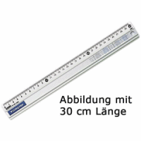 Schneidelineal Aluminium 30 cm