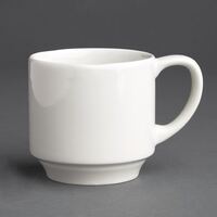 Churchill Art de Cuisine Menu Stackable Tea Cups in White 210ml Pack Quantity -6