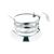 Olympia Parmesan Dish with Spoon Made of Stainless Steel & Glass 75(H)x117(�)mm