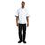 Whites Southside Unisex Chefs Jacket with Contrast Detail in White - M