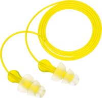 3M™ E-A-R™ Tri-Flange™ Gehörschutzstöpsel, 29 dB, Stoffkordel, 400 Paare/Packung, PN-01-006