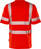 High Vis T-Shirt Kl.3 7407 THV Warnschutz-rot - Rückansicht