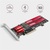 Axagon 2x M.2 NVMe bővítő kártya PCIe (PCEM2-ND)
