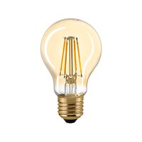 LED Filamentlampe NORMAL A60 GOLD, 230V, Ø 6cm / L 10.4cm, E27, 7W 2500K 720lm 300°, dimmbar, Gold / Klar