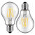 Blulaxa LED Filament Lampe Birnenform 7 Watt, 810lm, 2700K, WW Glas (klar), DOPPELPACK