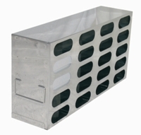 Racks per congelatori verticali in acciaio inox per scatole con altezza 100 mm