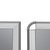 Cadre à clipser / Cadre photo en aluminium, profil de 32 mm | arrondi - 543 x 743 mm 480 x 680 mm