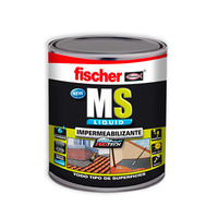 Fischer 534615 Sellante impermeabilizador polímero MS líquido 1 KG gris